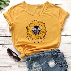 Graphic Tshirt “Save the Bees”